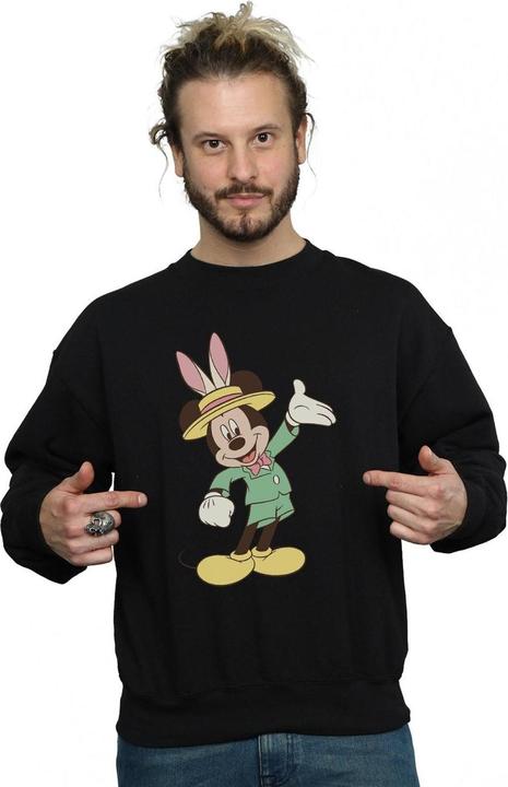 Actual product image Disney Mens Mickey Mouse Easter Bunny Sweatshirt (XXL)