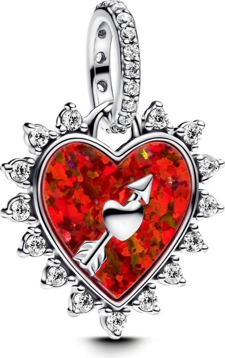 Produktbild Pandora Spinnable Arrow Heart Dangle Charm (Sterling Silber 925)