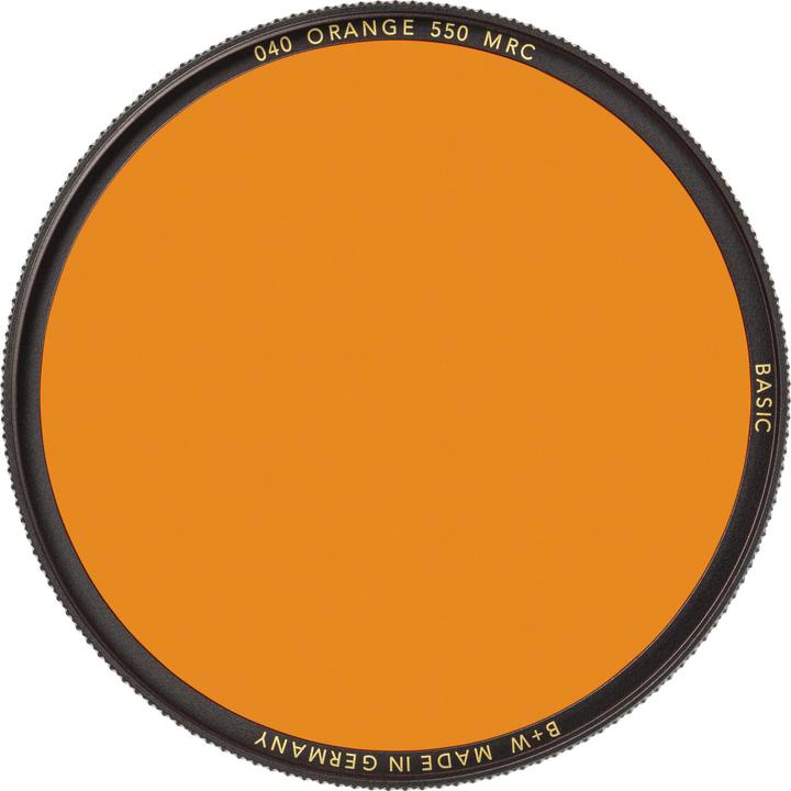 B+W 040 Orange-Filter, 550, MRC/Basic 55mm (55 mm, Black Mist Filter, 550 mm)