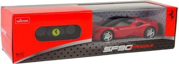 Image du produit Lean Toys R/C Ferrari SF90 Rastar 1:14 rouge avec télécommande