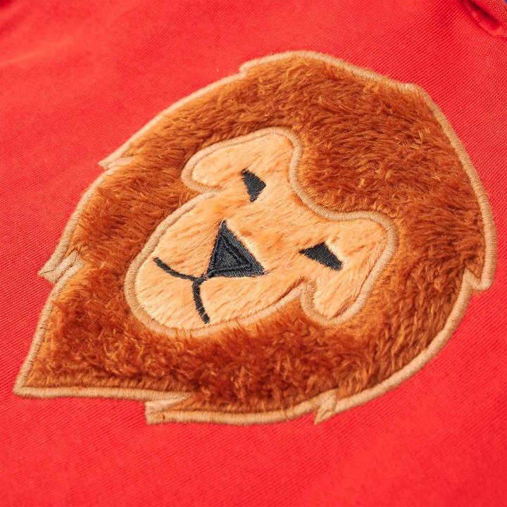 Immagine prodotto VidaXL Felpa con cappuccio per bambini rosso 128,Materiale: 92% cotone. 8 (128)