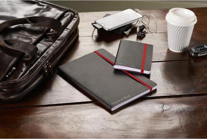 Produktbild Oxford Black n'Red Business Journal (A5, Liniert, Weicher Einband)