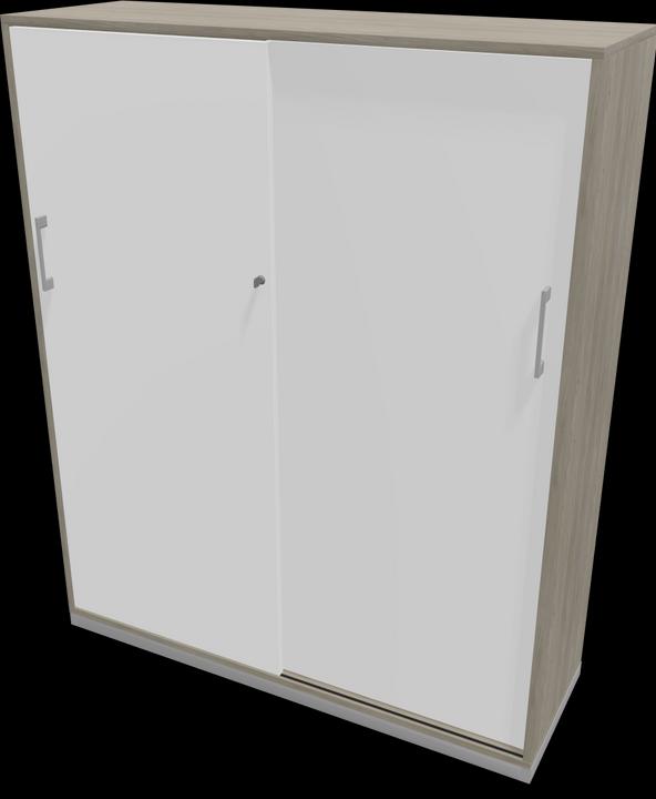 Grigio argento, Bianco, Legno decorativo grigio con struttura