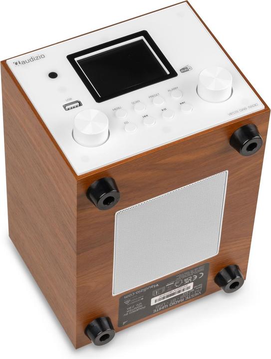 Immagine prodotto Audizio DAB+ Radio Vieste Weiss, Radio Tuner: FM, DAB+ (FM, DAB, Bluetooth)