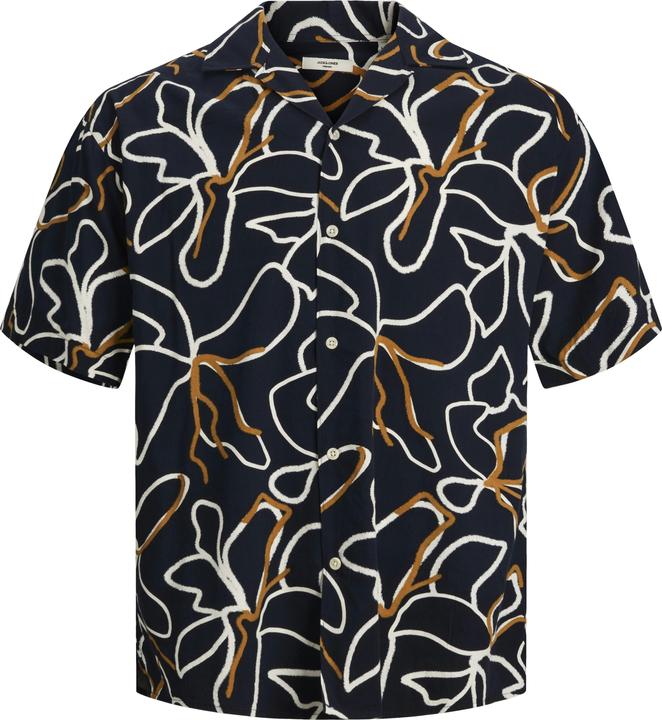 Jack & Jones Jprbladrew Print Resort Shirt S/S Ln
