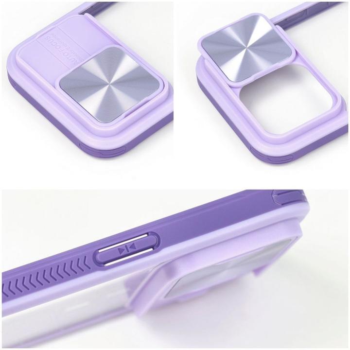 Image du produit OEM Back panel cover SLIDER case for IPHONE 12 Pro Max purple (Apple iPhone 12 Pro Max)