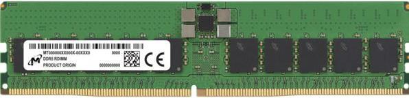 Image du produit Micron RAM D5 5600 48 Go ECC R (1 x 48 Go, 5600 MHz, RAM DDR5, R-DIMM)