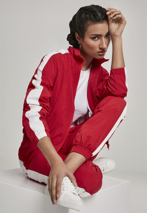 Produktbild Urban Classics Ladies Short Striped Crinkle Track Jacket (S)