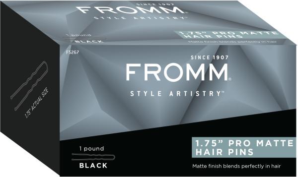Produktbild Fromm Haarklemmen Schwarz 44 mm 800 Stk. (800 Stk.)