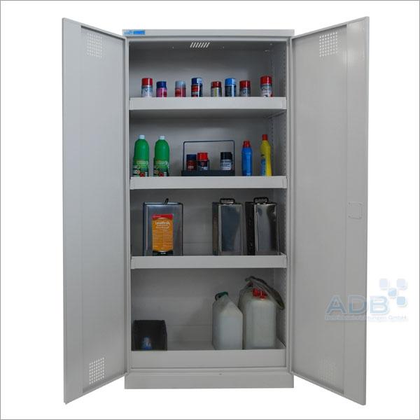 Actual product image ADB Environmental cabinet 40729 light grey 92.0 x 58.0 x 192.0 cm, assembled