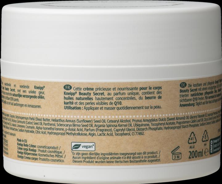 Actual product image Kneipp Intense Care Body Cream Beauty Secret with Q10 pearls (Body cream, 200 ml)