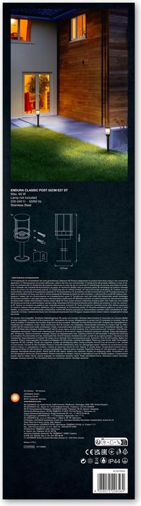 Actual product image Ledvance Endura Classic Post (E27, IP44)