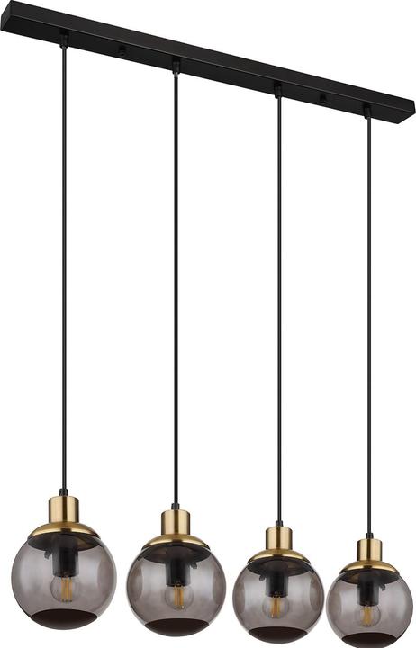 Produktbild Globo Hängeleuchte Potter schwarz matt 4xE27 (E27)