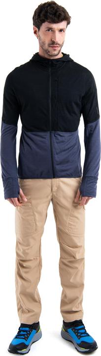 Image du produit Icebreaker Hommes Mérino 200 Realfleece Descender LS Zip Hoodie (XL)