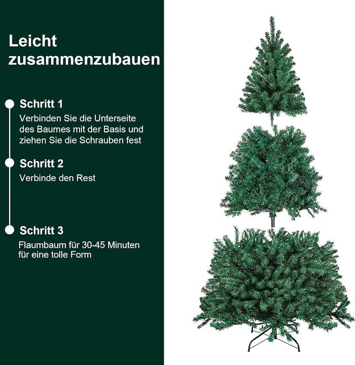 Produktbild Cbx 100 Stück Weihnachtskugeln Rot Grün Gold (100 -teilig)