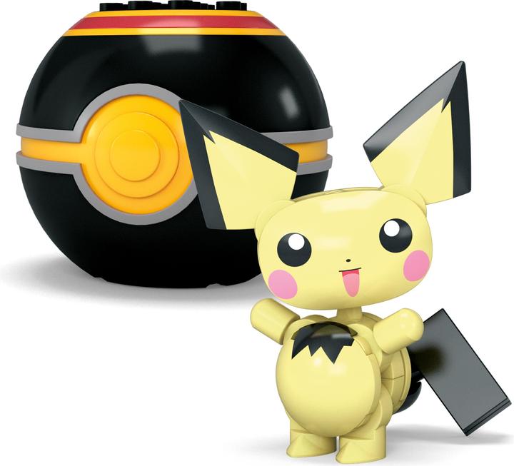 Produktbild Pokémon Bauset Poké Ball Collection: Glumanda & Pichu