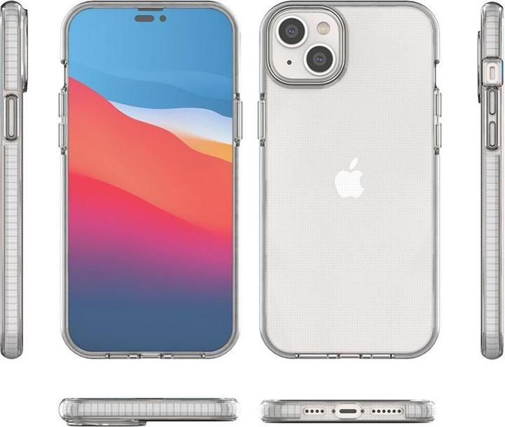 Image du produit Hurtel Spring Case Case pour iPhone 14 Plus étui en silicone avec un cadre rose pâle (Apple iPhone 14 Plus)