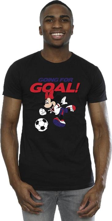 Immagine prodotto Disney Minnie Mouse Going For Goal Maglietta Uomo (XXL)