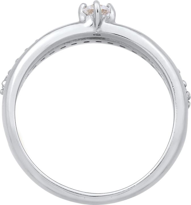 Produktbild Elli Kristall Ring, Ring Set, Solitär-Ring (54, 925 Silber)