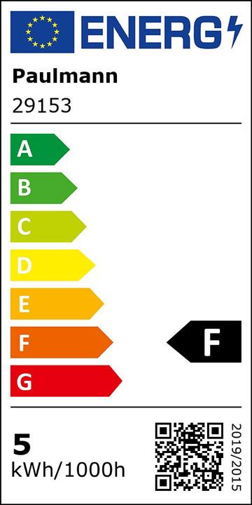 Energie-Label Paulmann Reflektor (GU10, 4.80 W, 350 lm, 1 x, F)