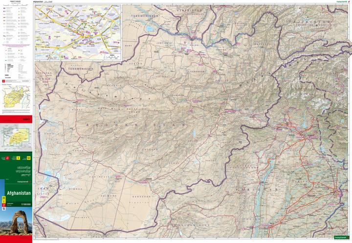 Image du produit Afghanistan, Carte routière 1:1.100.000, freytag & berndt