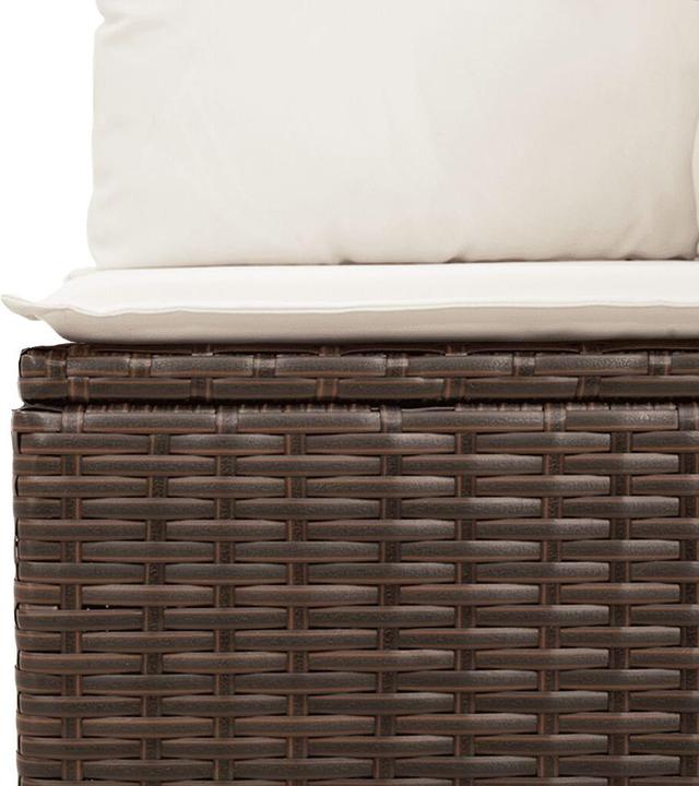 Image du produit VidaXL Meuble de jardin Canapé Ensemble de jardin Ensemble de jardin 7 pièces Marron