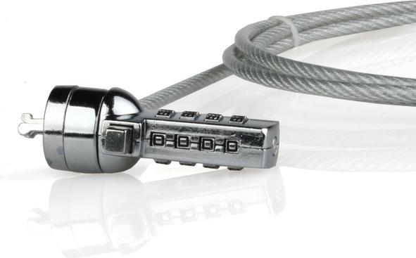 Actual product image Natec LOBSTER CODE cable lock metallic