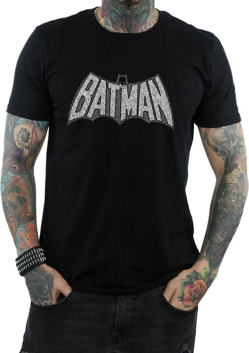 Produktbild Batman Retro Crackle Logo TShirt (XXL)