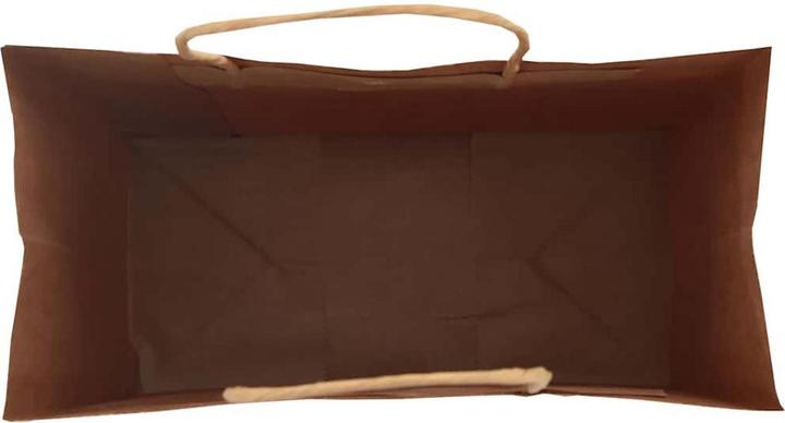 Produktbild VidaXL Kraftpapiertüten 250 Stk. mit Henkel Braun 22x11x31 cm Papiertüte (Geschenktüte, 250 x)