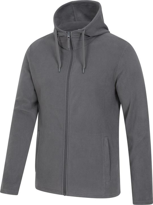 Actual product image Mountain Warehouse Mens Camber Fleece Full Zip Hoodie (XXS)