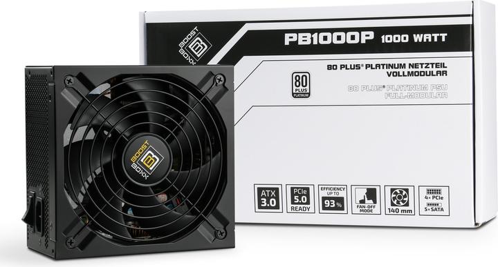 Actual product image CSL 1000 Watt BoostBoxx Power Boost, Full-Modular, 92% Effizienz, 80 Plus Platinum zertifiziert (1000 W)
