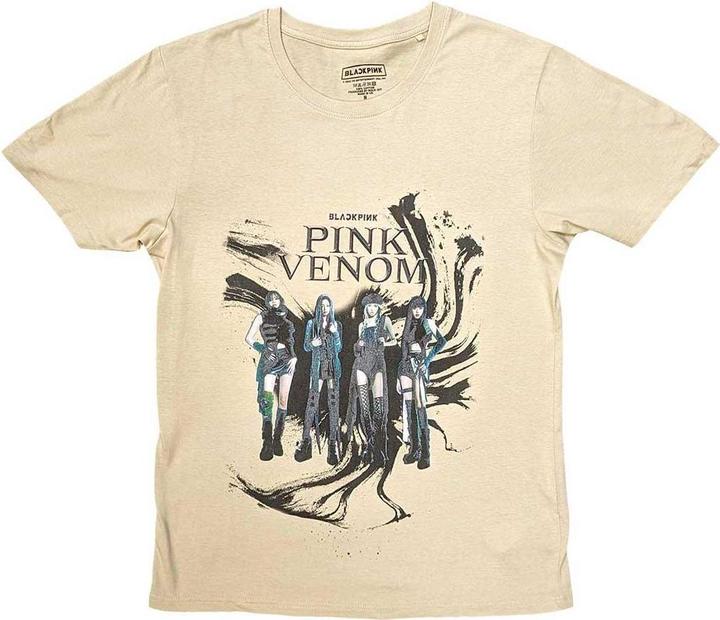 BlackPink Erwachsene Rosa Venom Oil Stroke TShirt