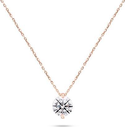 Brilio Silver - Sparkling bronze necklace with zircon NCL68R