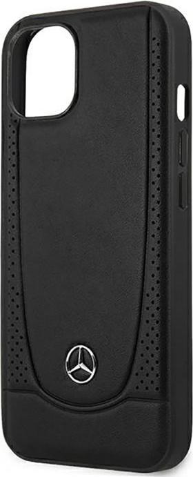 Actual product image Mercedes MEHCP14MARMBK iPhone 14 Plus 6.7" czarny/black hardcase Leather Urban (Apple iPhone 14 Plus)