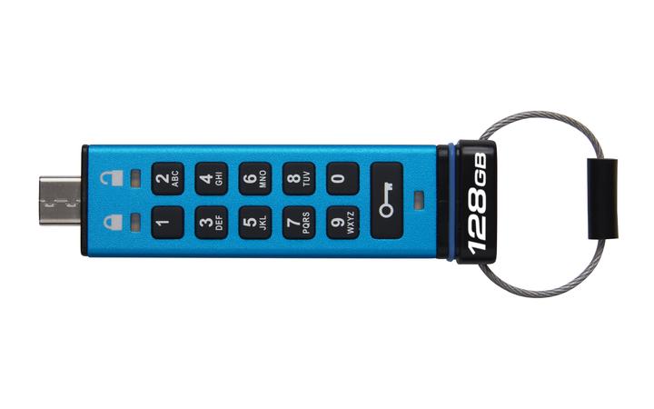 Actual product image Kingston IronKey Keypad 200C (128 GB, USB 3.2)