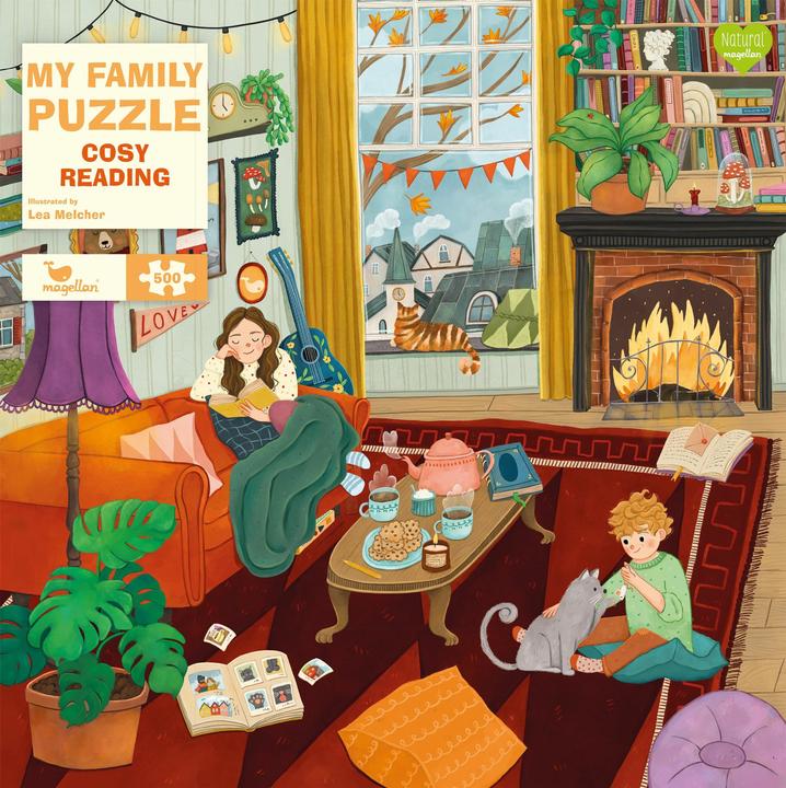 Produktbild My Family Puzzle - Cosy Reading (500 Teile)