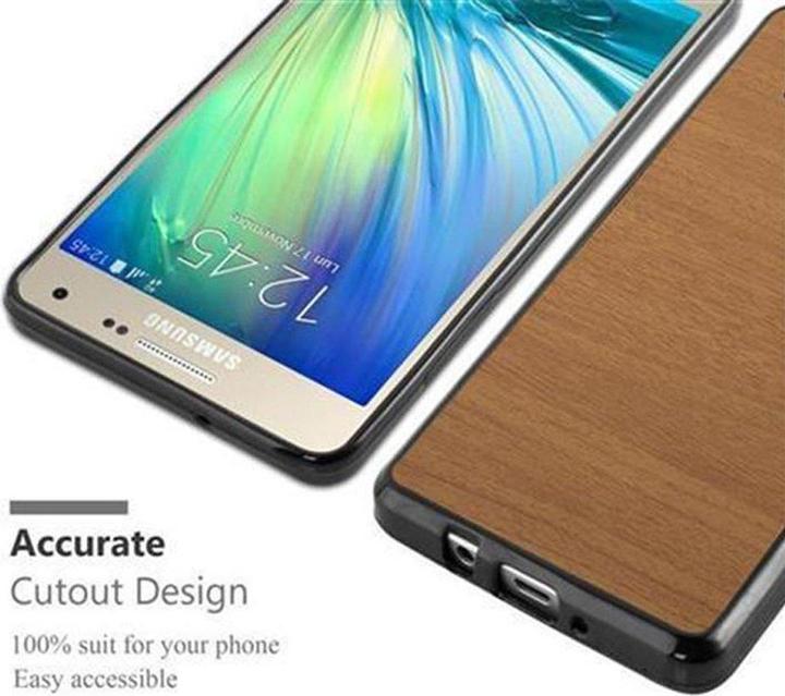 Actual product image Cadorabo TPU Wooden Cover (Samsung Galaxy J5 (2015))
