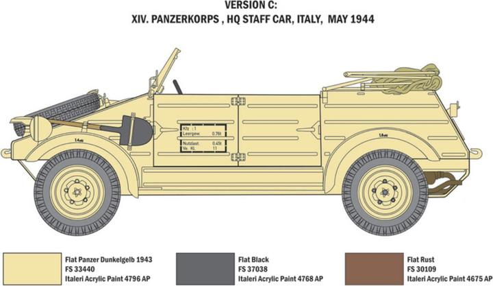 Produktbild 1:9 KDF. 1 Typ 82 Kübelwagen