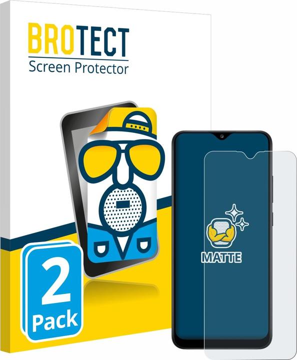 Produktbild BROTECT Entspiegelungs-Schutzfolie Displayschutz Matt (2 Stück, Samsung Galaxy A02s)
