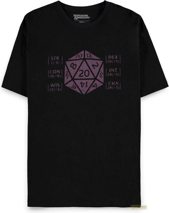 Difuzed Dungeons & Dragons T-Shirt (XL) Man: Logo Short Sleeved (XL)