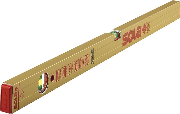 Produktbild Sola Messwerkzeuge Wasserwaage AZ 120 cm Aluminium gold 0,5 mm/m (120 cm)