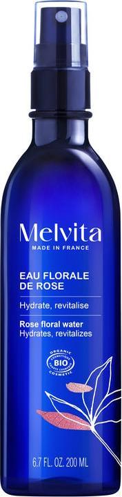 Melvita Damaszener Rosen-Blütenwasser Spray (Mizellenwasser, 200 ml)