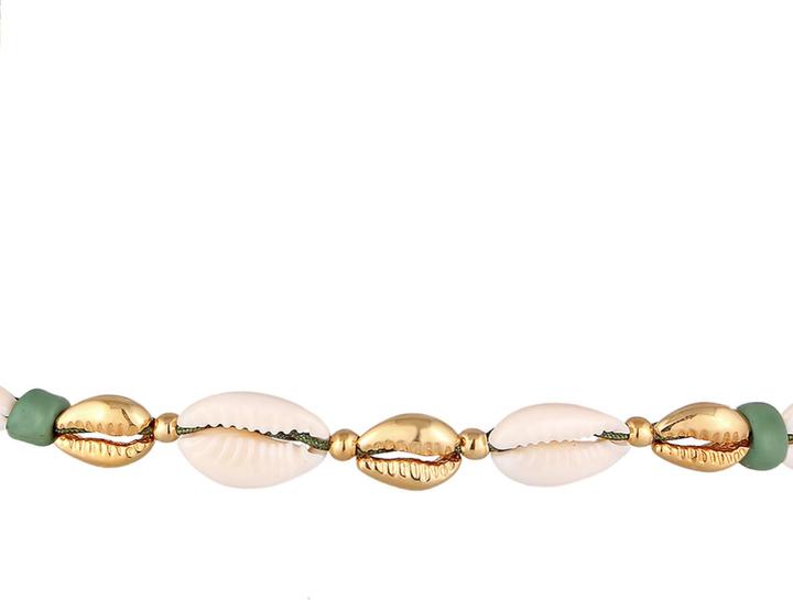 Actual product image Elli Choker, shell (Seashell, 925 sterling silver, Nylon, No stone, Glass, 36 cm)