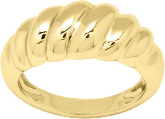 Immagine prodotto Candy Anello Croissant, argento 925, placcato oro (56, 925 Argento)