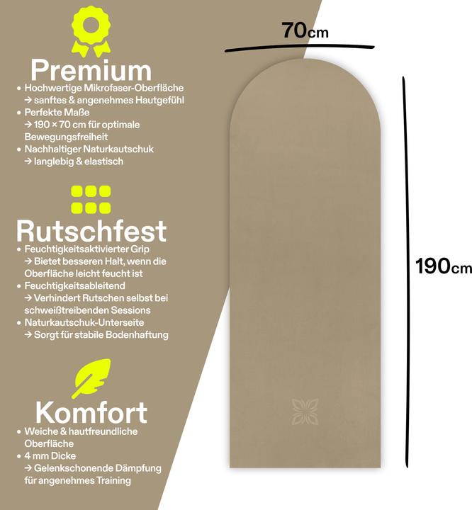 Produktbild Omnana SOFTSENSE Yogamatte (4 mm)