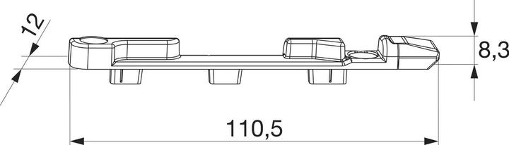 Immagine prodotto Maco Chiudiporta PVC 12/20-13, ALUPLAST/REHAU/SCHÜCO, sinistra, argento (1 pz.)