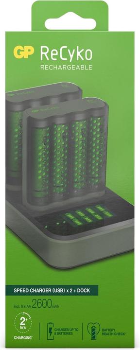 Actual product image GP Batteries Pro-Line Docking Station + 4xAAA + 4xAA (8 pcs., AA, 2100 mAh, Battery + charger)