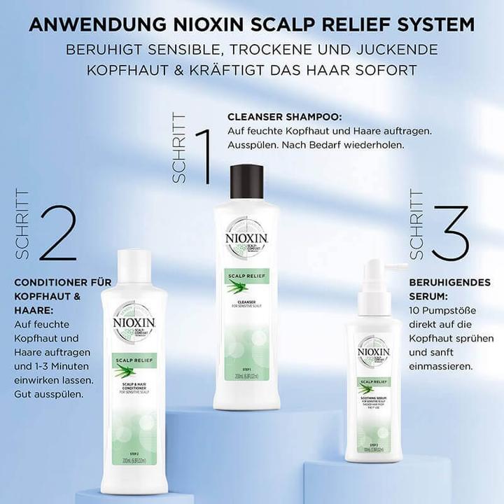Image du produit Nioxin Scalp Relief System Hair Kit en 3 étapes (500 ml)