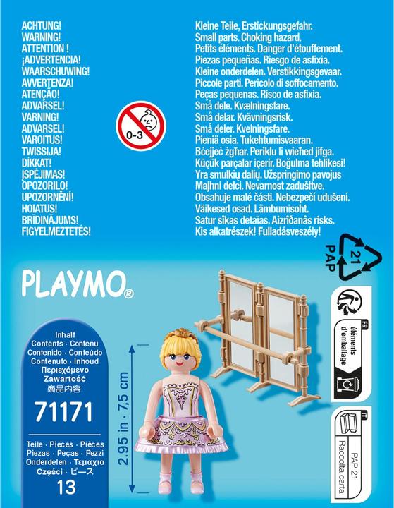 Actual product image Playmobil Ballerina (71171, Playmobil Special Plus)