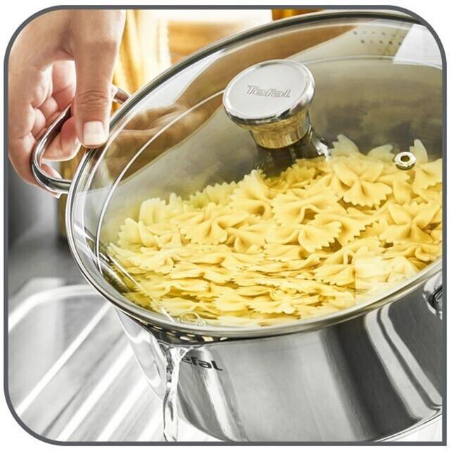 Produktbild Tefal Duetto Kochtopf (20 cm, Kochtopf, Edelstahl)